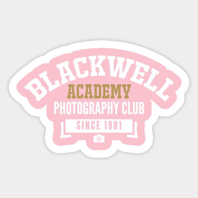 Blackwell Academy Photography Club Vintage Design Sticker by AniReview